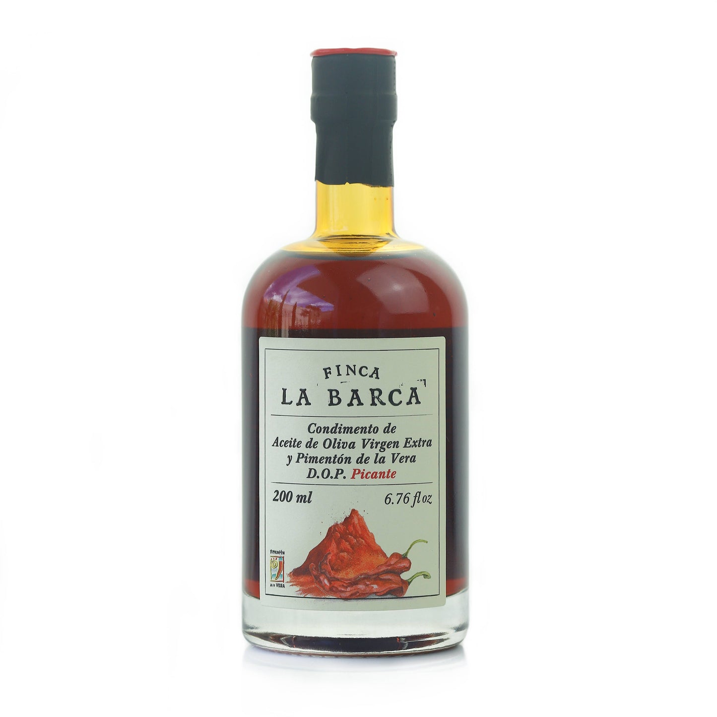 Olio Extravergine di Oliva e Paprika Piccante La Vera D.O.P. - Finca la Barca - 200 ml
