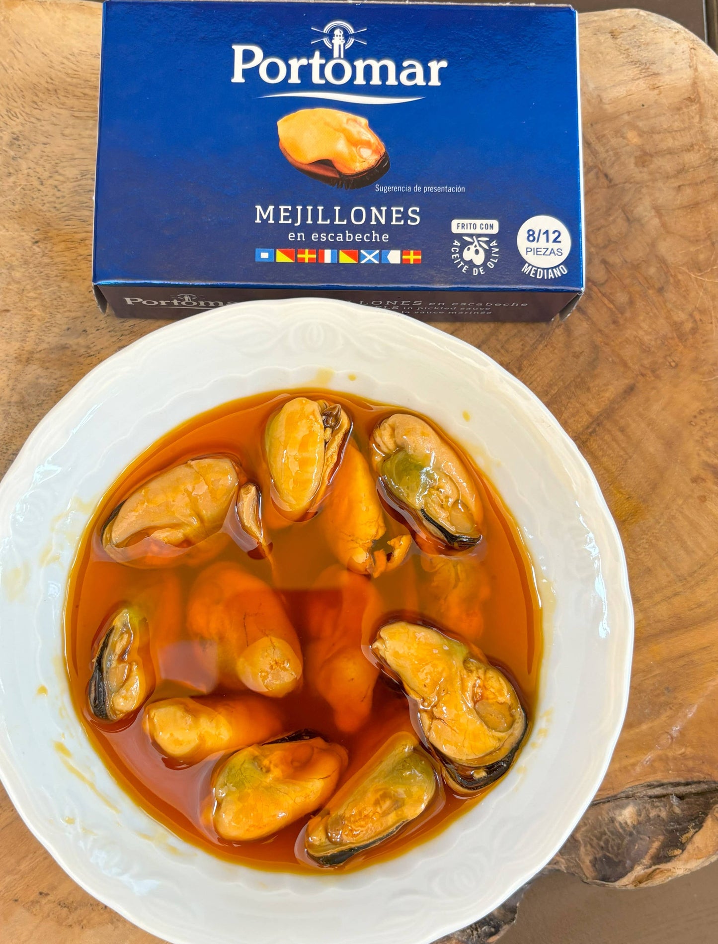 Mermelada de mejillones fritos marinados - 111 g - Poromar