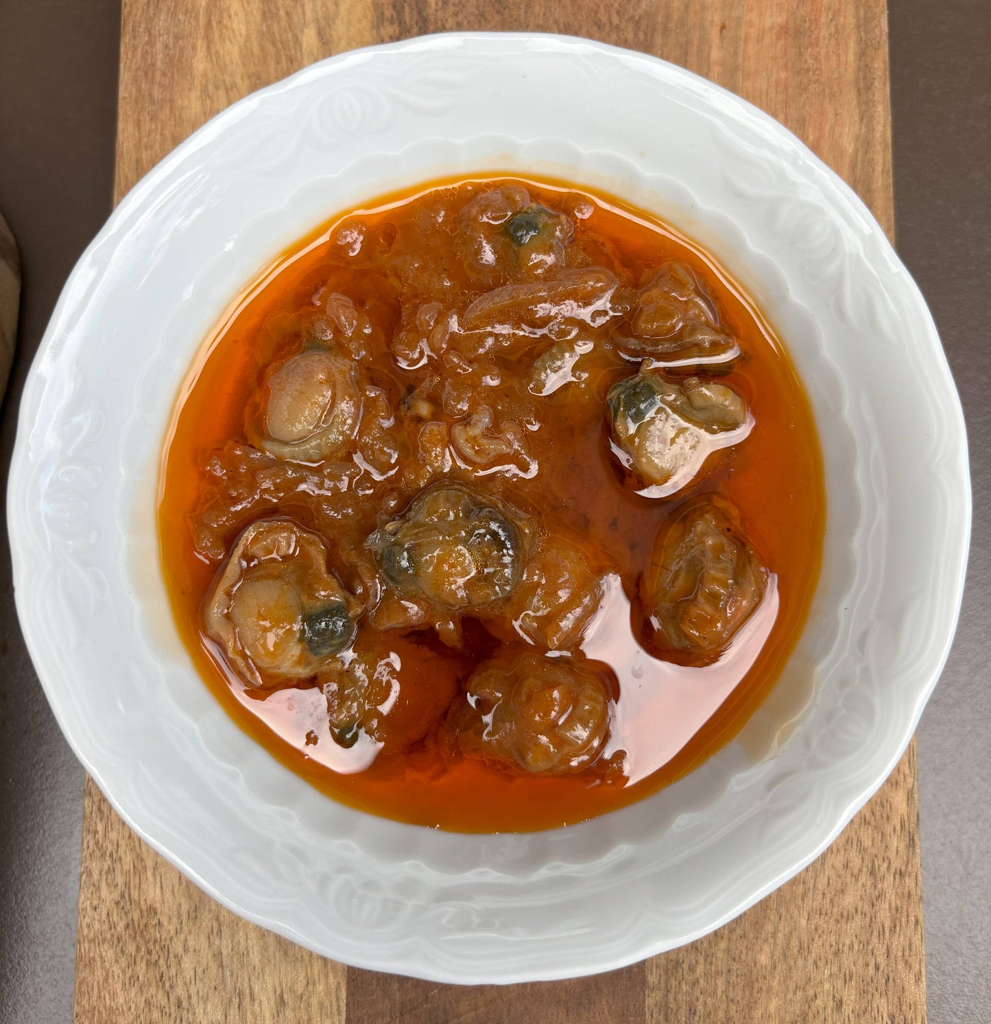 Zamburine en salsa