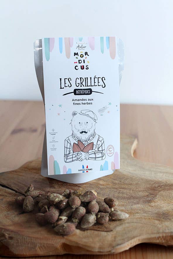 Amandes grillées aux fines herbes