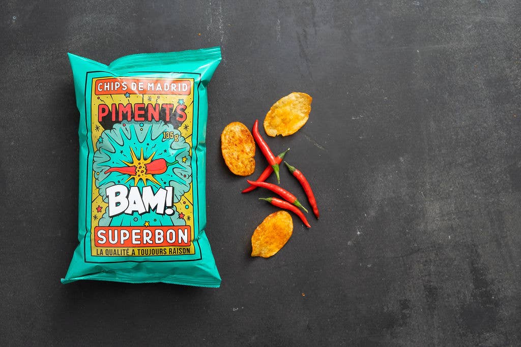 Chips al Peperoncio - 135 g - Superbon