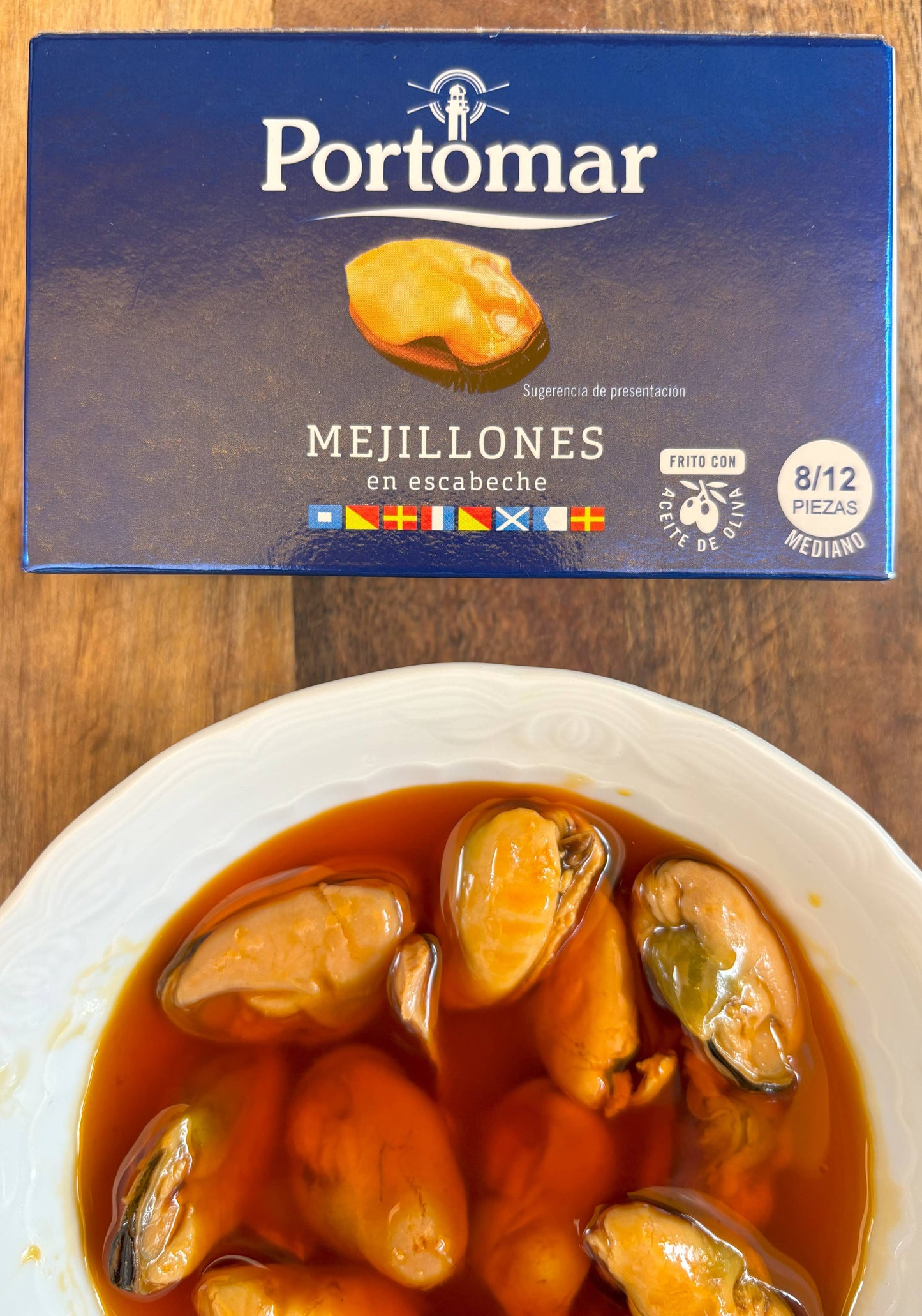 Mermelada de mejillones fritos marinados - 111 g - Poromar