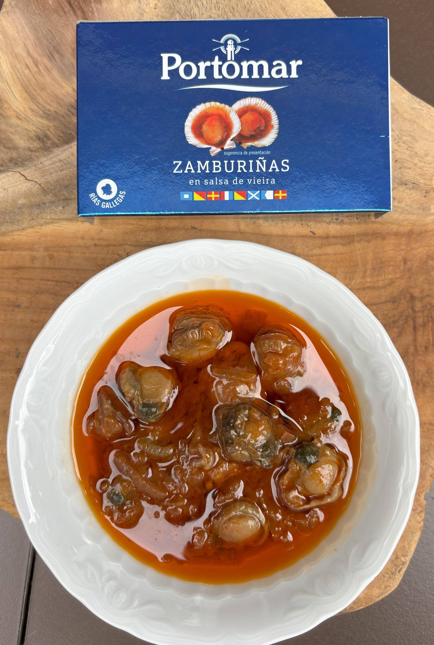 Zamburine en salsa
