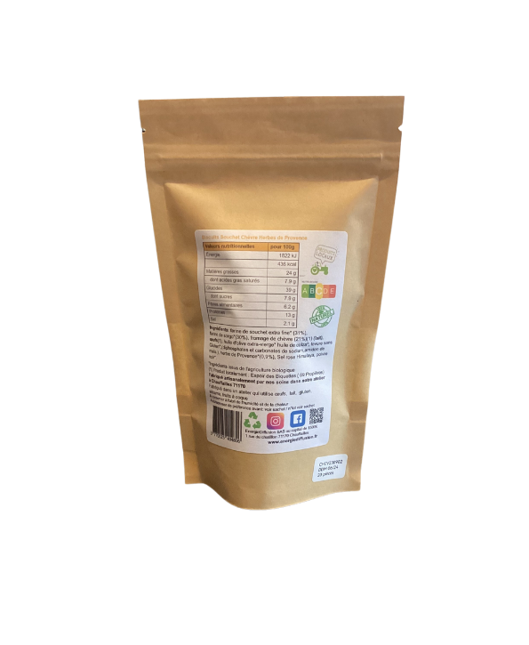 Biscotti di capra Souchet Sorgo Herbes de Provence - Senza glutine