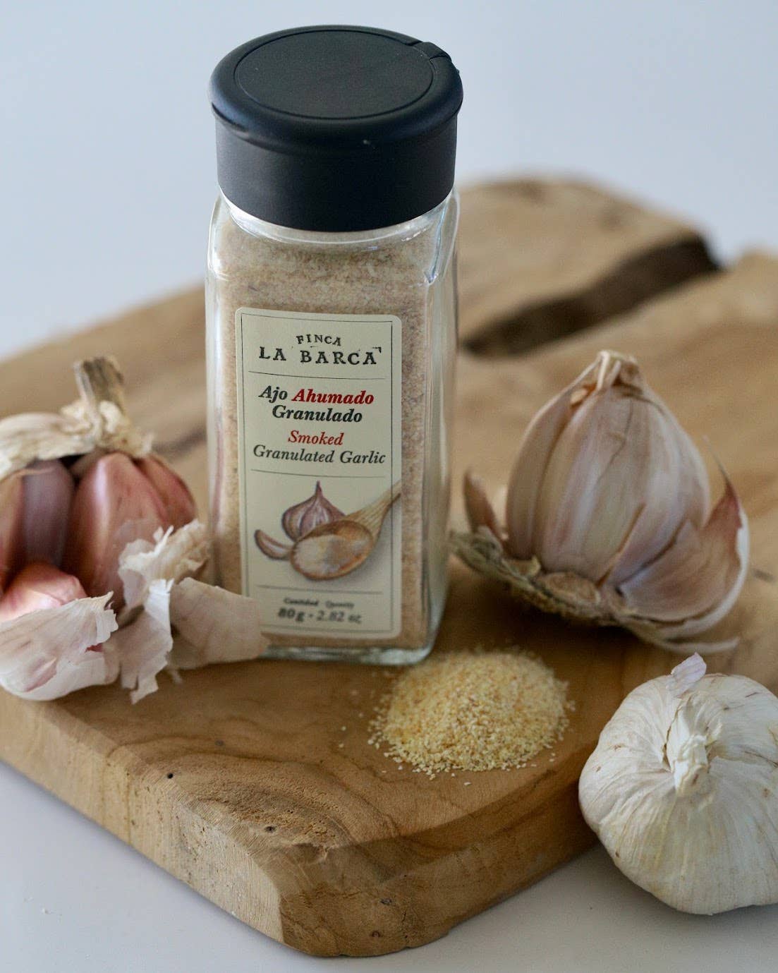 Ajo Ahumado Granulado - Finca La Barca - 80 g.