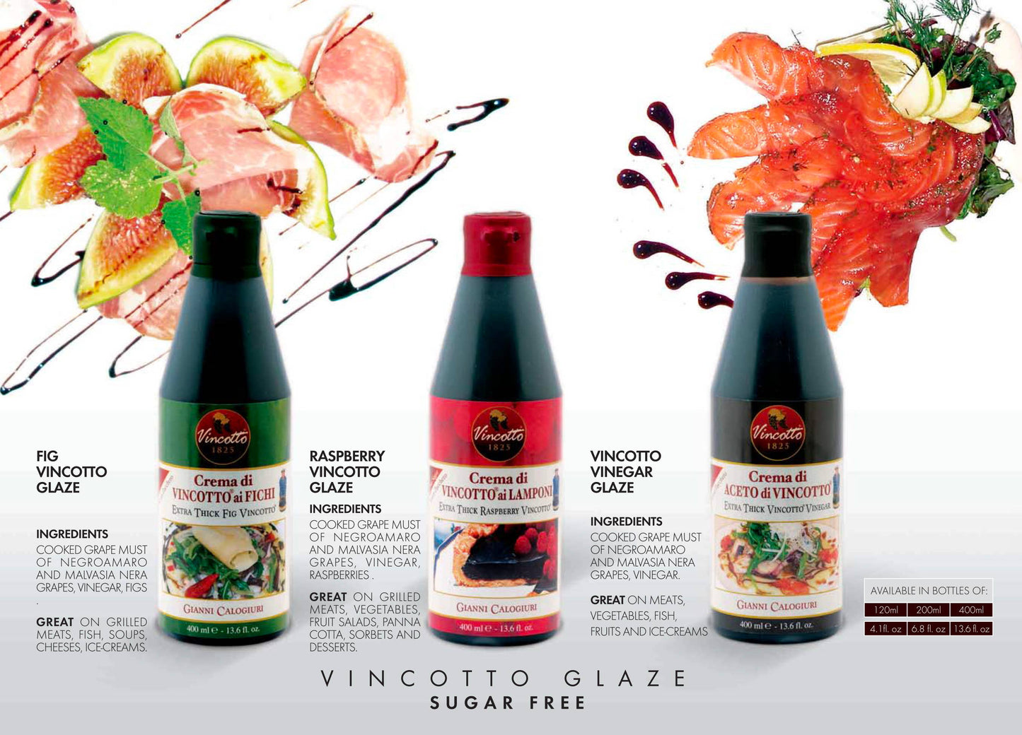Crema di Vincotto ai Fichi - Vincotto balsamico - Glaze - 120ml