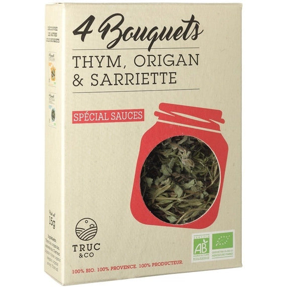 Bouquet di timo, origano e santoreggia Biologici