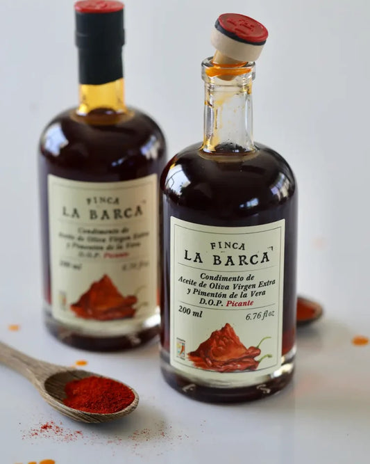 Olio Extravergine di Oliva e Paprika Piccante La Vera D.O.P. - Finca la Barca - 200 ml