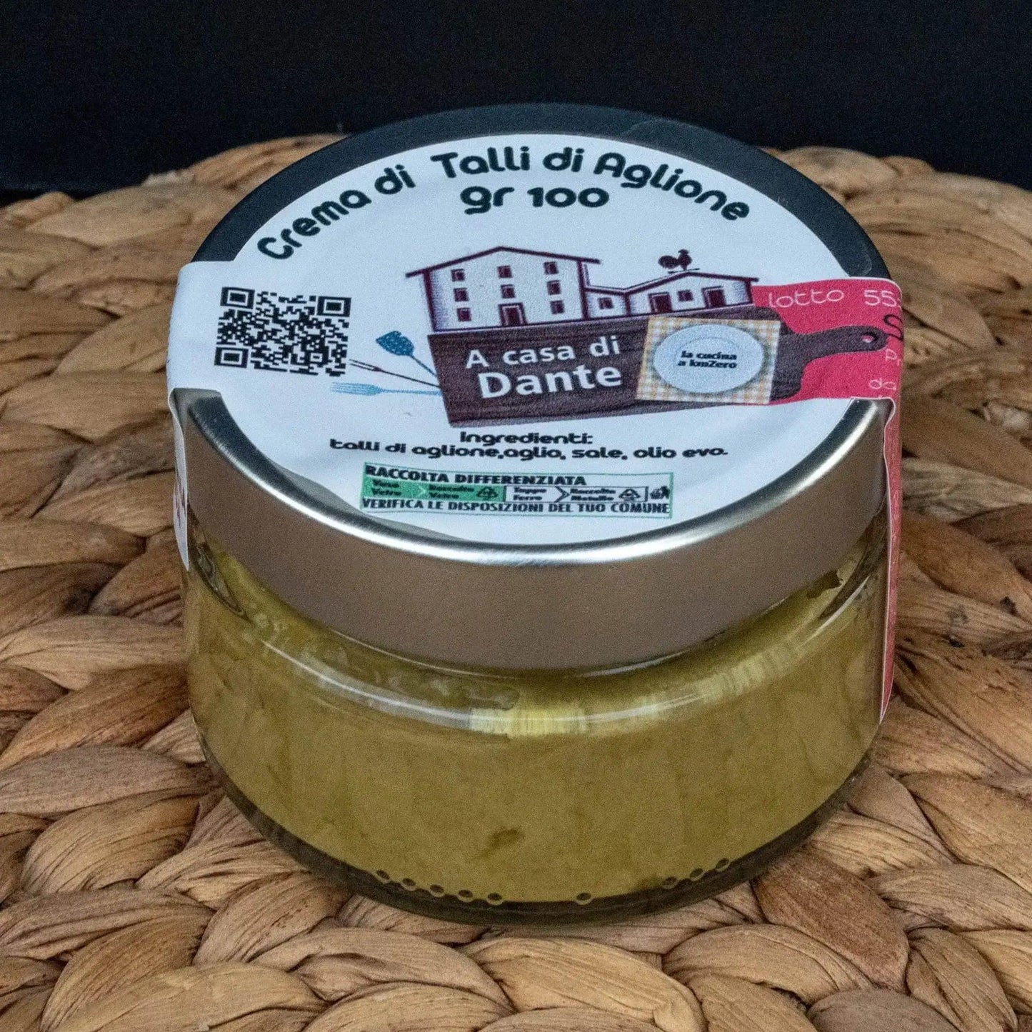 Crema di Talli di aglione - A Casa di Dante - 100g - Drugstore Napoli