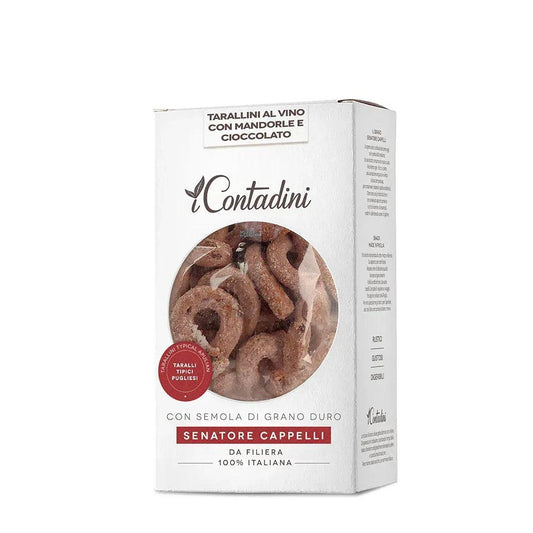 Tarallini Dolci al Vino con Mandorle e Cioccolato - 250 g - I Contadini - Drugstore Napoli