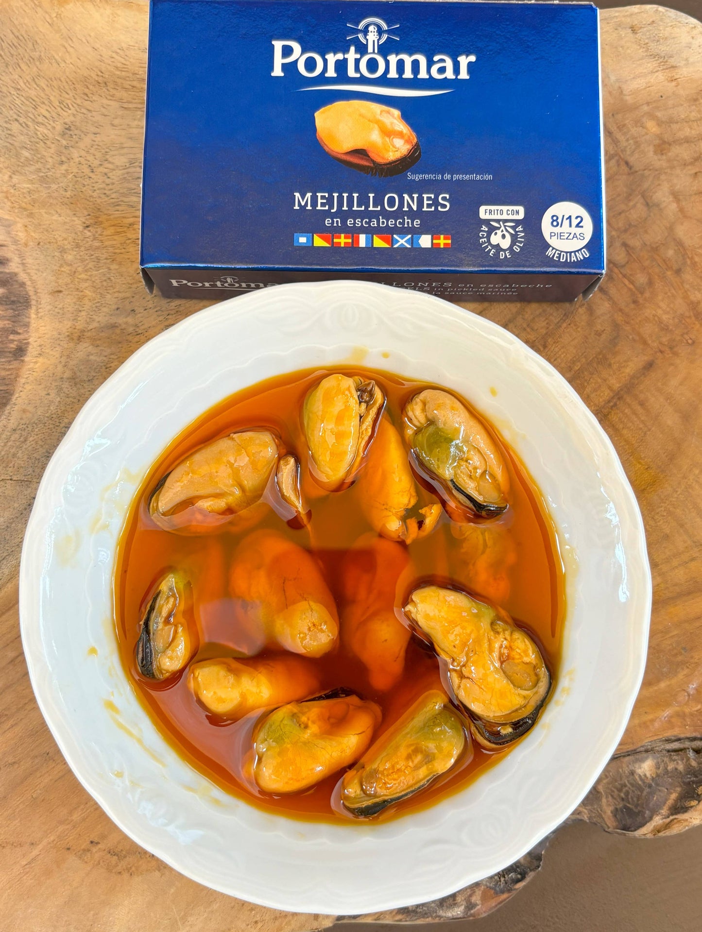Mermelada de mejillones fritos marinados - 111 g - Poromar