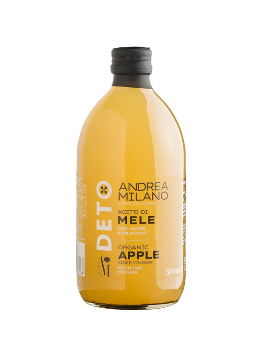 Deto - Aceto di Mele Biologico con Madre - Andrea Milano - 500ml - Drugstore Napoli