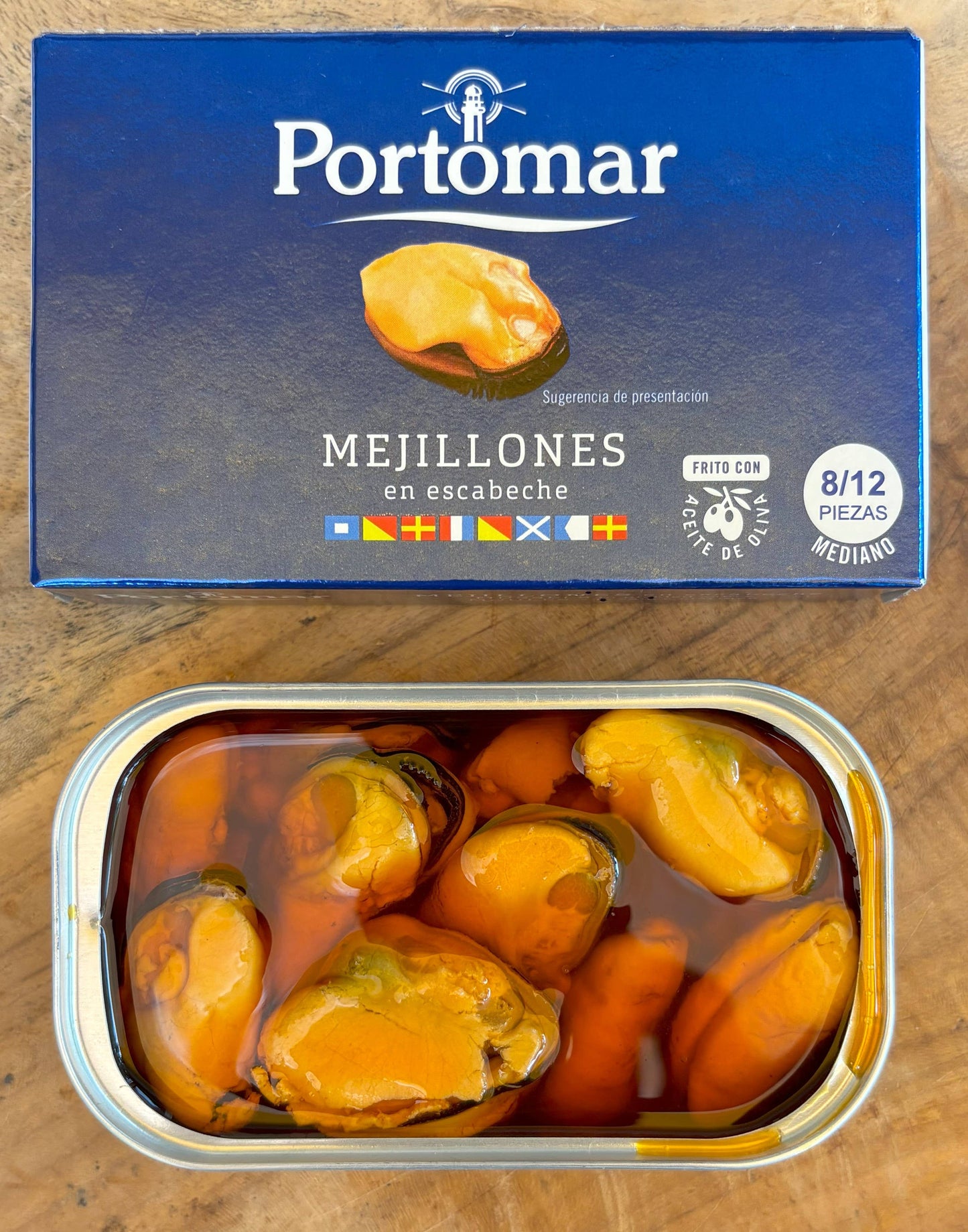 Mermelada de mejillones fritos marinados - 111 g - Poromar