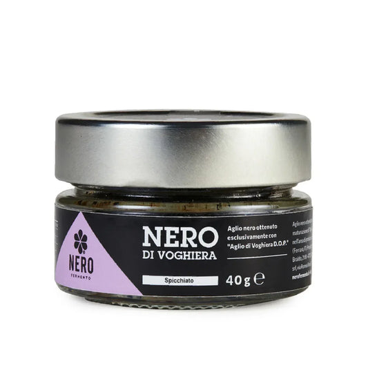 Aglio Nero spicchiato di Voghiera D.O.P.- NERO FERMENTO - 40 g - Drugstore Napoli
