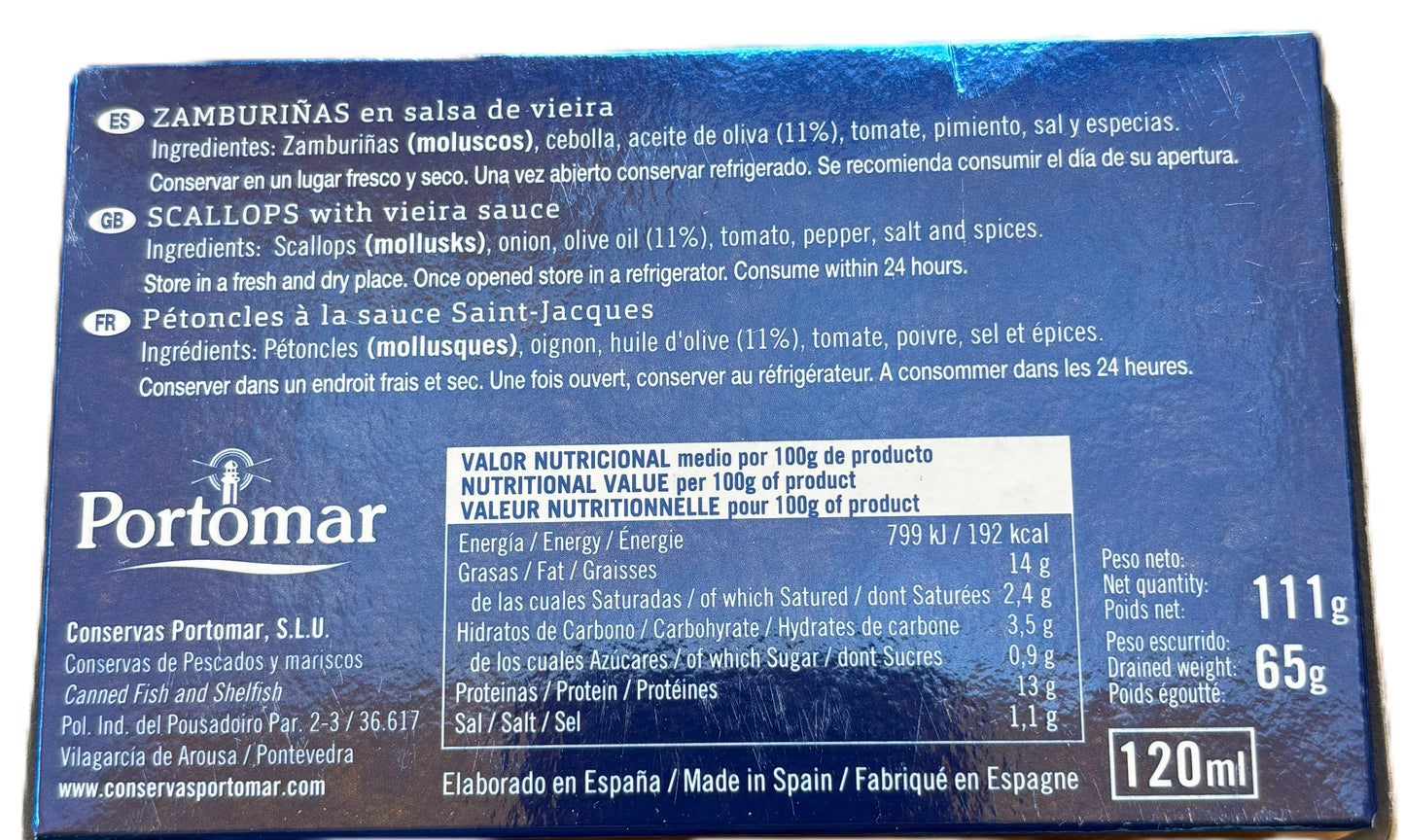 Zamburine en salsa