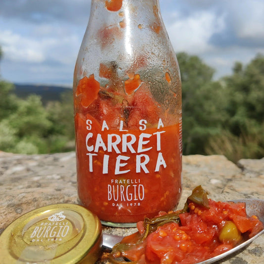 Salsa Carrettiera - Fratelli Burgio - SALSA VEGANA PRONTA ALL'USO - 250 ml - Drugstore Napoli