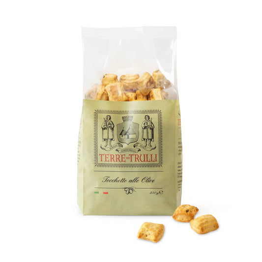 Tocchetto alle Olive Pugliesi - Terre dei Trulli - 250g - Snack Made in Italy - Drugstore Napoli