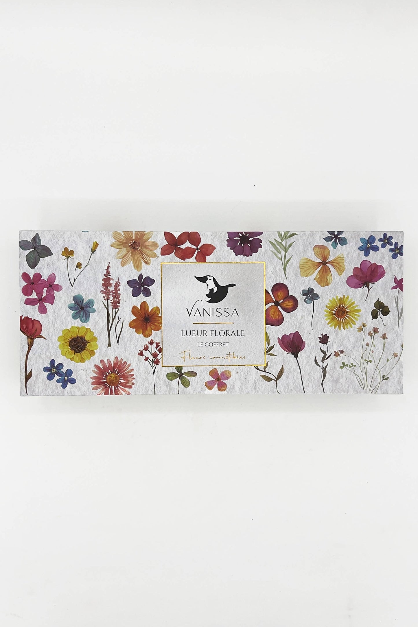 Scatola regalo di fiori commestibili, Floral Glow - Vanissa