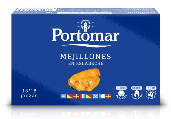 Mermelada de mejillones fritos marinados - 111 g - Poromar