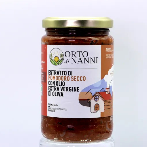 Estratto di Pomodoro Secco di Sicilia con olio extra vergine di oliva - Orto di Nanni – 290g