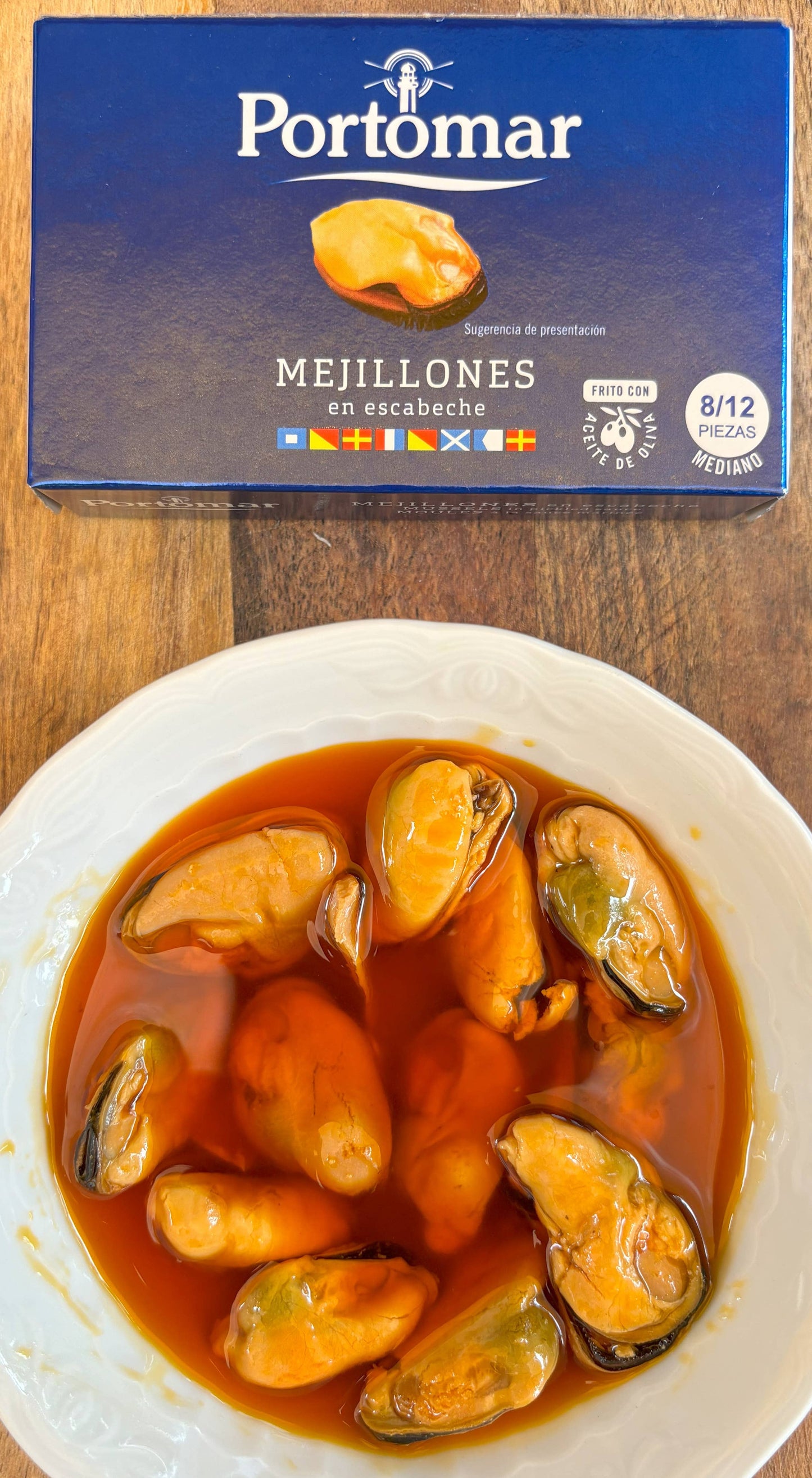 Mermelada de mejillones fritos marinados - 111 g - Poromar