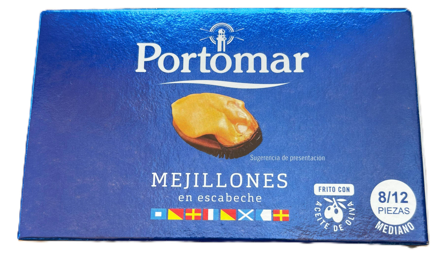Mermelada de mejillones fritos marinados - 111 g - Poromar