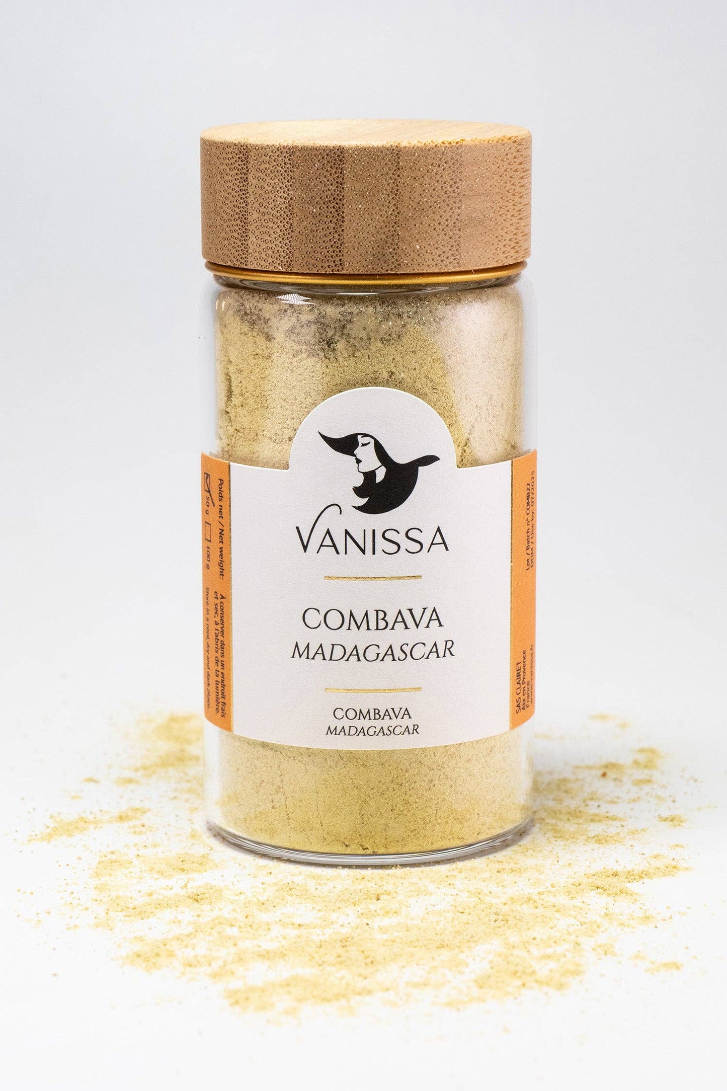 Polvere di Combava - Lime Kaffir del Madagascar - Vanissa - 50g