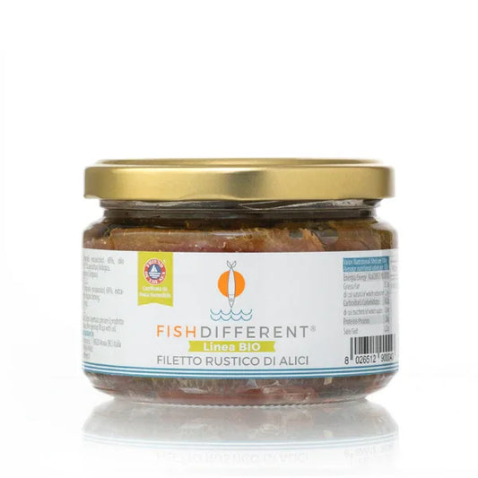 Filetto Rustico di Alici - Linea Bio - Fish Different - 250gr - Drugstore Napoli