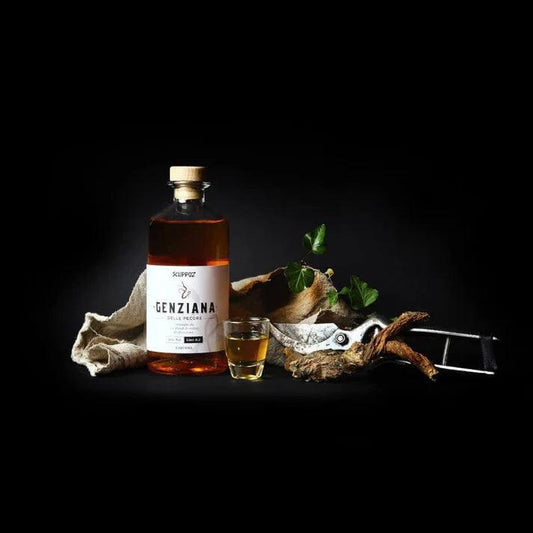 Delle Pecore Genziana 50cl - Amaro alle Radici - 23% vol - Scuppoz - Drugstore Napoli