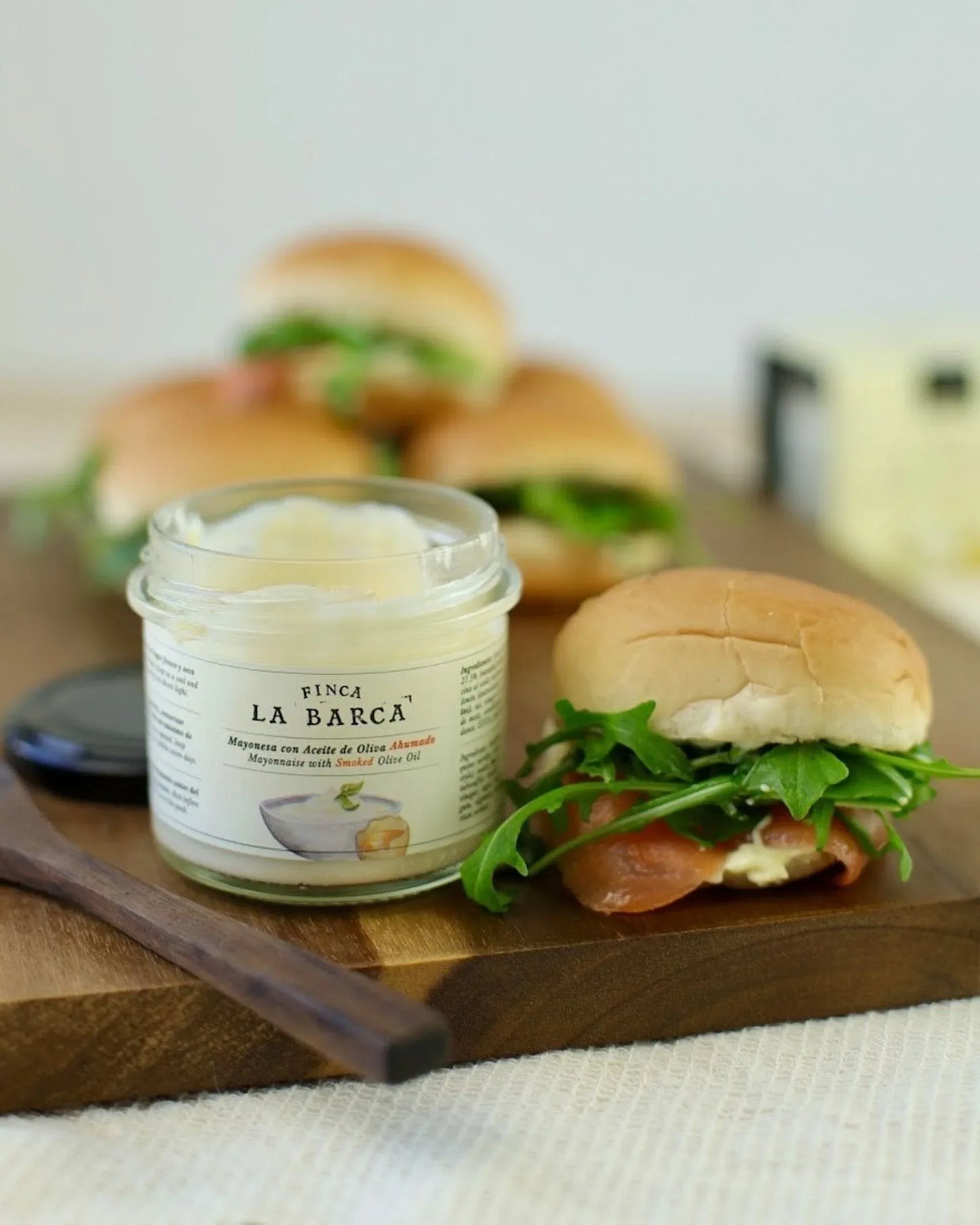Maionese Affumicata All'Olio Di Oliva - Finca La Barca - 120g - Drugstore Napoli