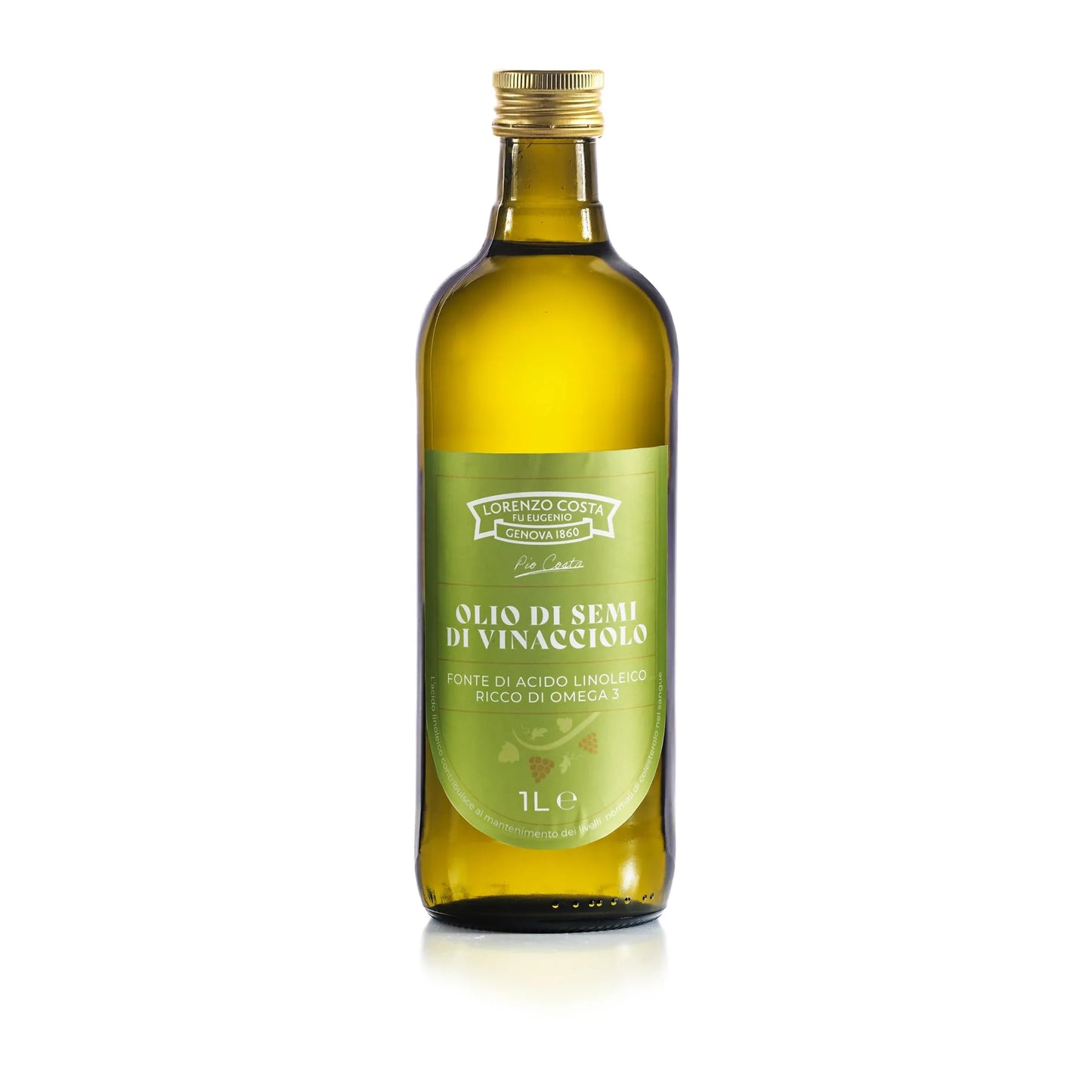Olio di semi di Vinacciolo - Lorenza Costa - 1L - Drugstore Napoli