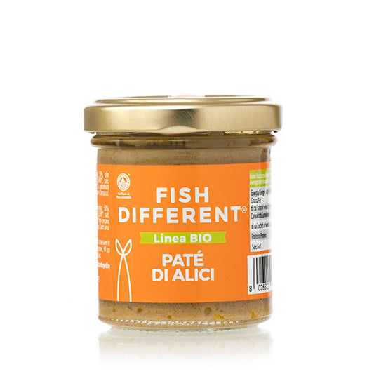 PATE' di ALICI in olio EVO BIO -  90 g - Fish Different