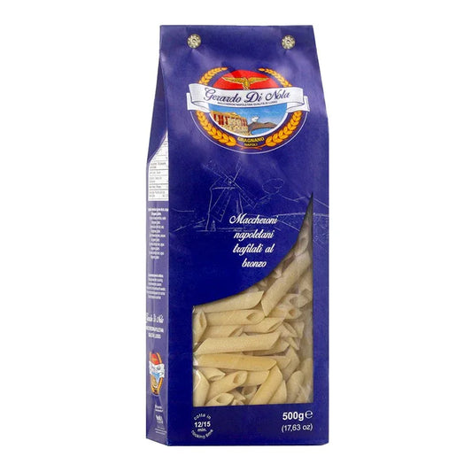Penne Liscie - Pasta di Gragnano trafilata a bronzo - Gerardo di Nola - 500g - Drugstore Napoli