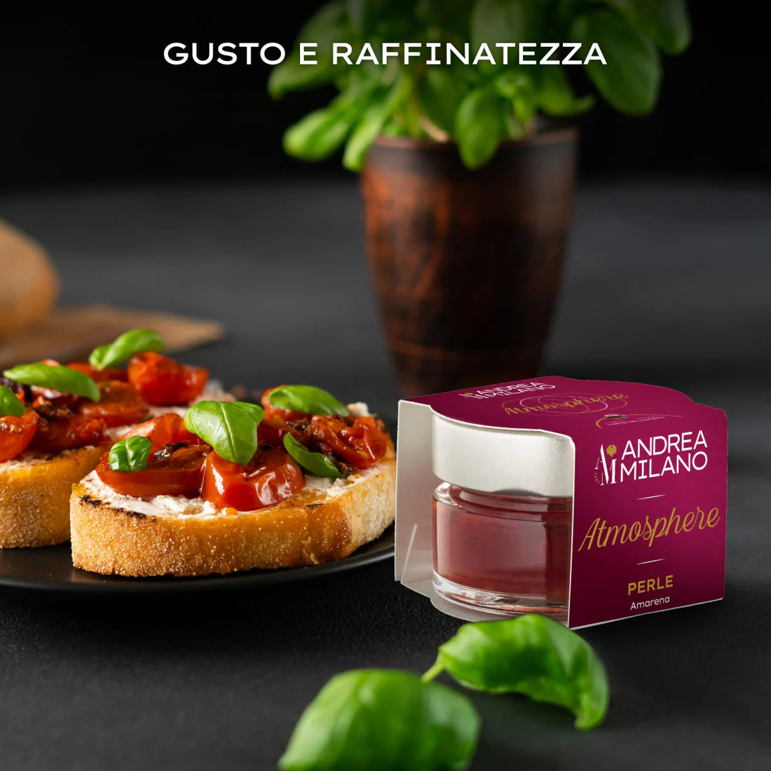Atmosphere - Perle di Aceto all'Amarena - 50g - Andrea Milano