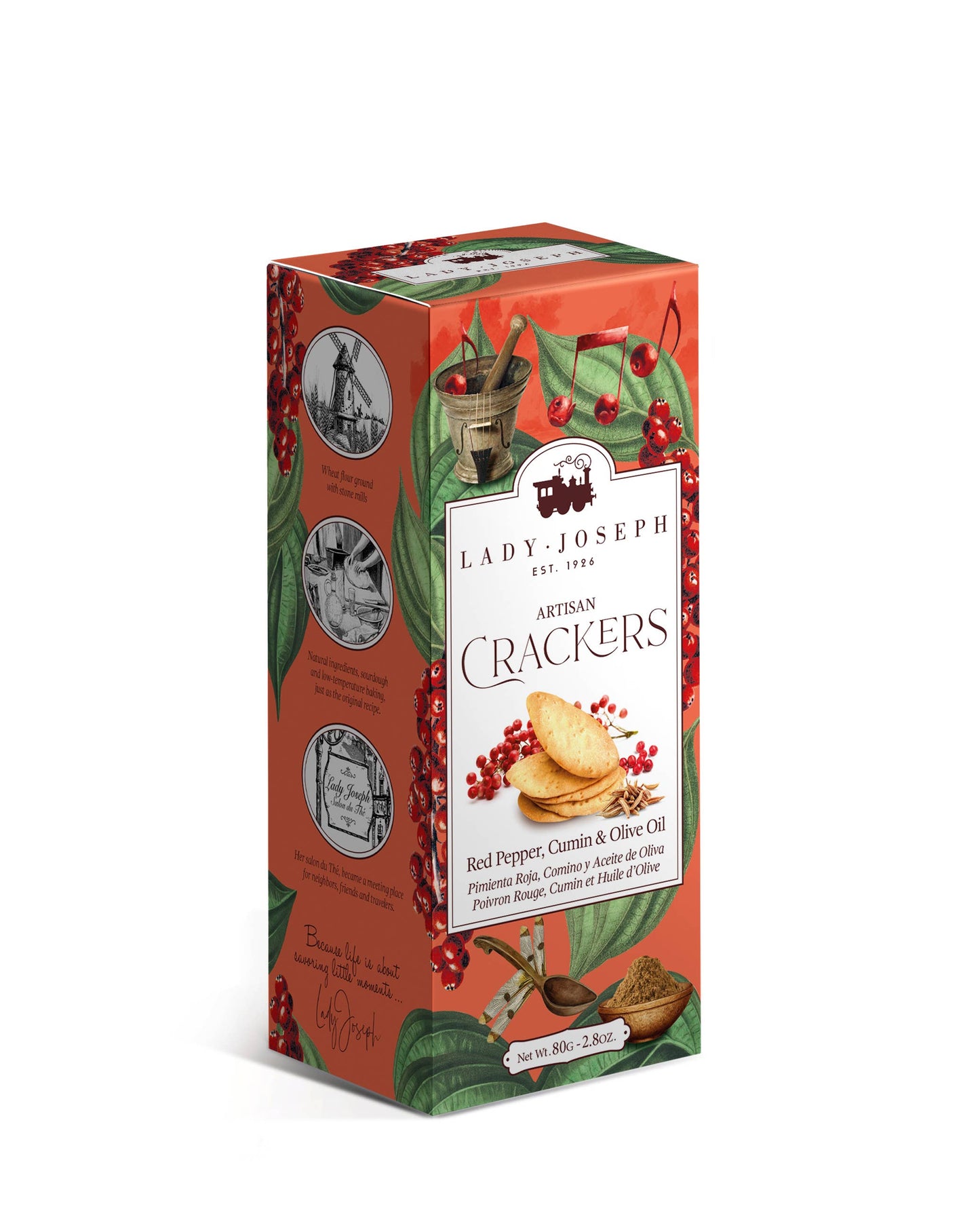 Cracker al Pepe Rosa e Cumino - Lady Joseph