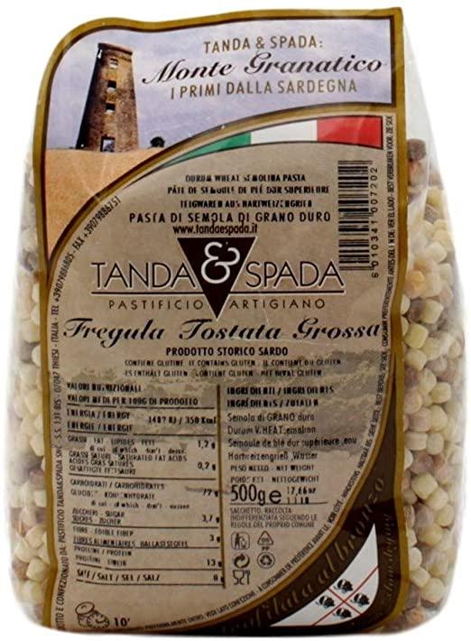 Fregola Sarda tostata grossa (semi-integrale) - 500g - Drugstore Napoli