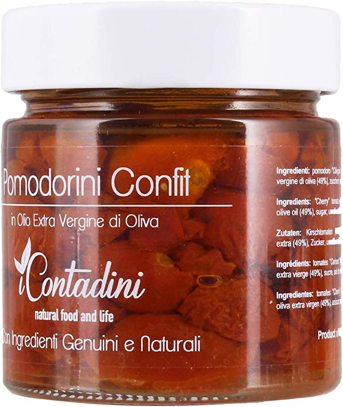 Pomodorini Ciliegini Confit - I Contadini - 230 gr