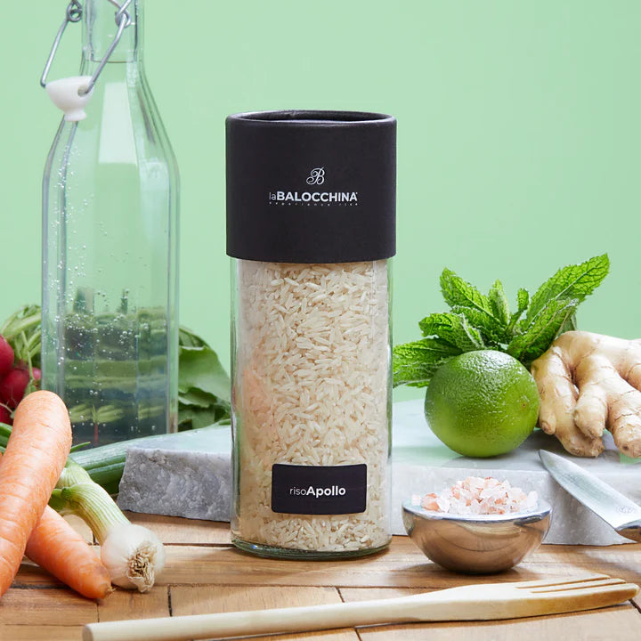 Arroz Apolo - Lata de 480g para 6 personas, Balocchina