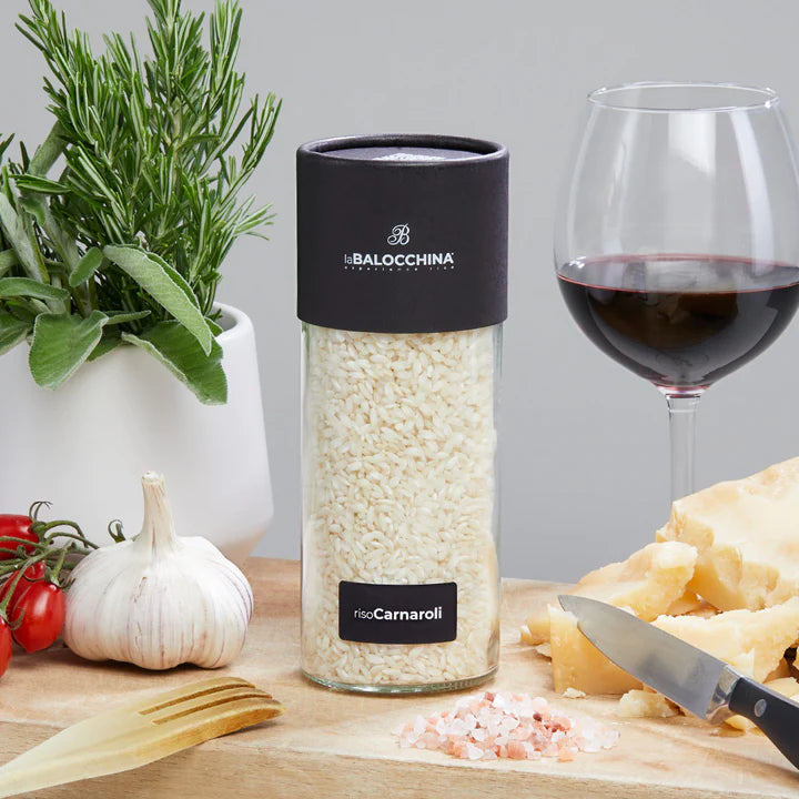 Arroz Carnaroli clásico - Lata de 480 g para 6 personas, la Balocchina