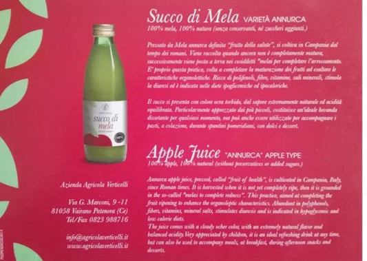 Succo di mela 100% annurca -Verticelli 1L - Drugstore Napoli