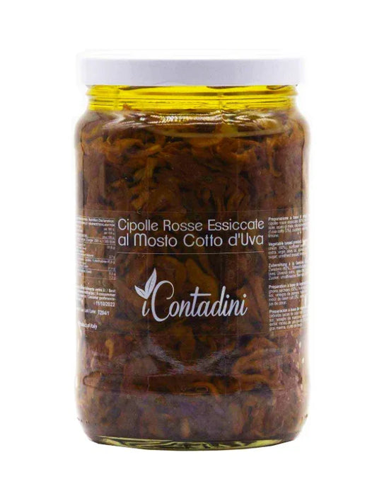 Cipolle Rosse essiccate al Mosto Cotto d'Uva - 1600 gr - I Contadini - Drugstore Napoli