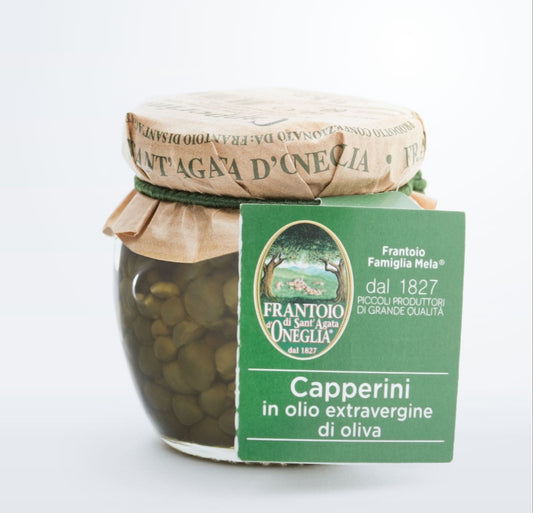 Capperi in Olio Extra Vergine d'Oliva 90 gr - Frantoi di Sant'Agata d'Oneglia