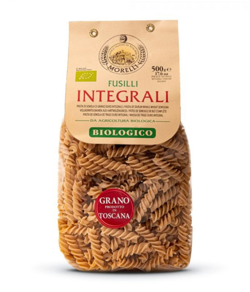 Fusilli/Penne Integrali BIO – 500gr – Pastificio Morelli