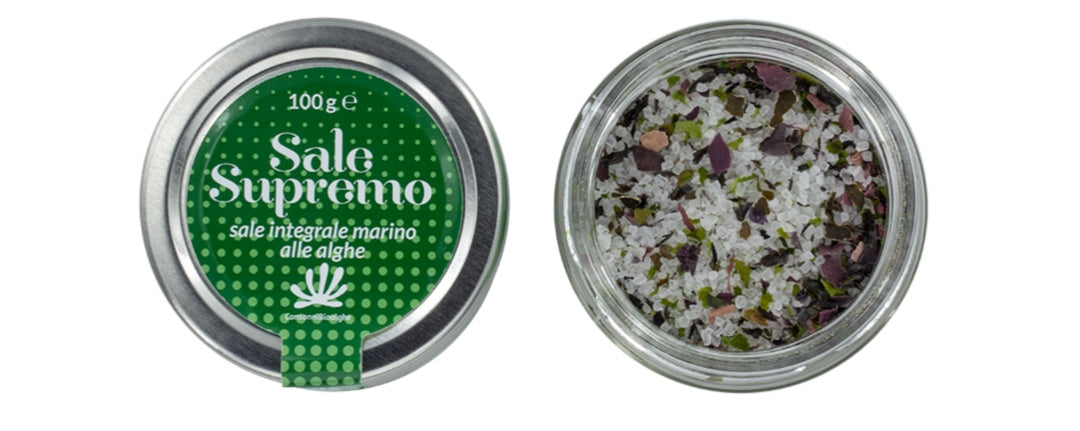 Sale Supremo - Sale marino integrale alle Alghe Biologiche - Consonni Bioalghe - 500g