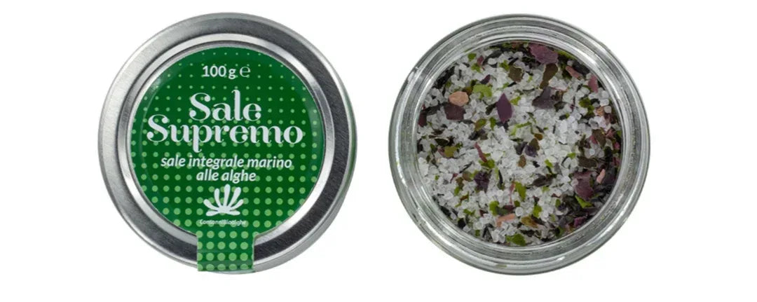 Sale Supremo - Sale marino integrale alle Alghe Biologiche - Consonni Bioalghe - 500g - Drugstore Napoli