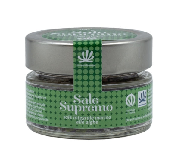 Sale Supremo - Sale marino integrale alle Alghe Biologiche - Consonni Bioalghe - 500g
