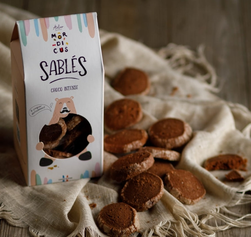 Frollini al Cacao gr 100 dall'Atelier Mordicus