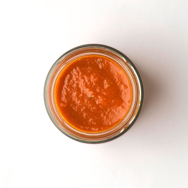 Salsa preparada con chile calabrés y aceite de oliva virgen extra - Crispino - Salsa vegana preparada - 270 g/314 ml