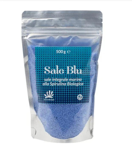 Sale Blu - Sale Integrale Marino alla Spirulina - Sale Supremo - Consonni Bioalghe - Drugstore Napoli