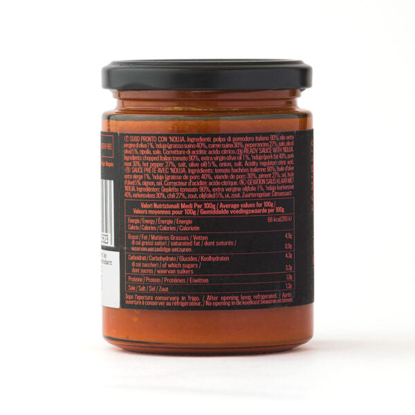 Salsa Nduja Lista para Usar Crispino - SALSA LISTA PARA USAR - 270 g/314 ml
